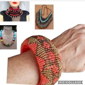 Tribal beaded‎ bracelet New